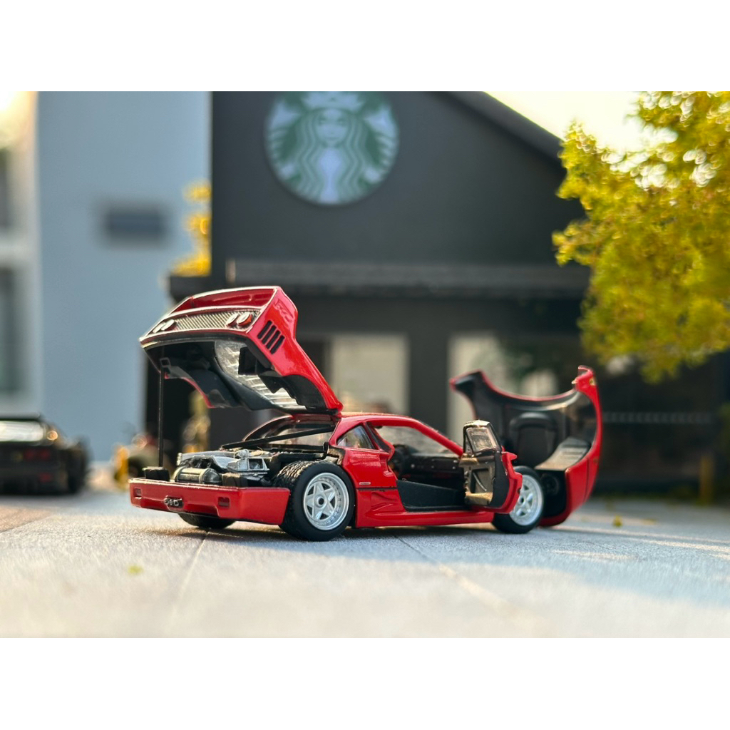 Mô hình 1/64 PGM full open Ferrari F40 1/64