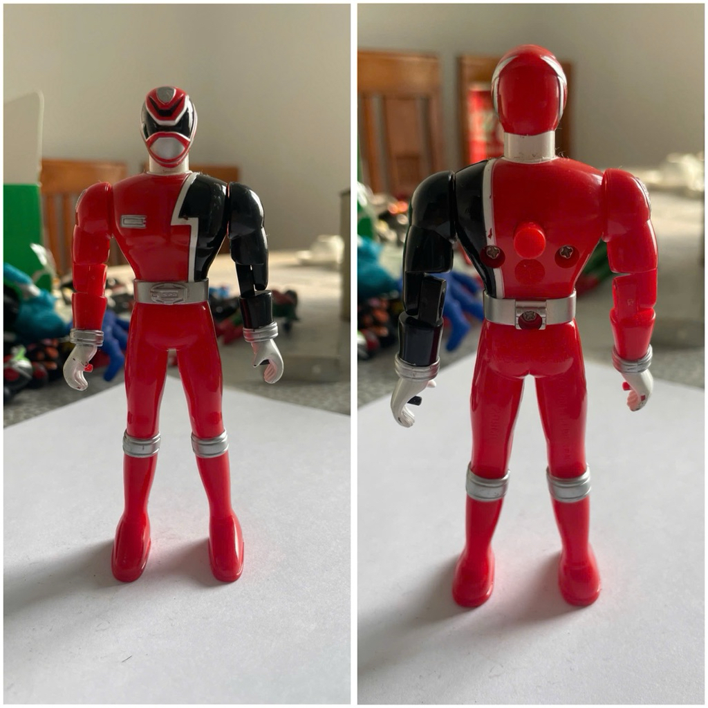 Mô hình Siêu nhân Super Sentai Dekaranger Deka Red có khớp chính hãng Bandai