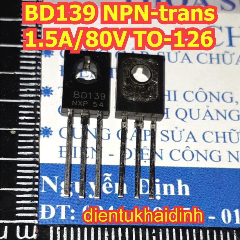 20 con BD139 NPN transistor nghịch 1.5A 80V TO-126 kde1480