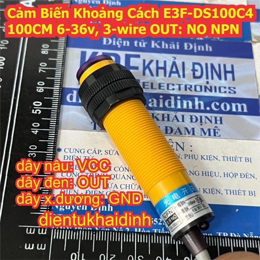 Cảm Biến Khoảng Cách E3F-DS100C4 E3F DS100C4 100CM 6-36v, 3-wire OUT: NO NPN-TRANS kde2353