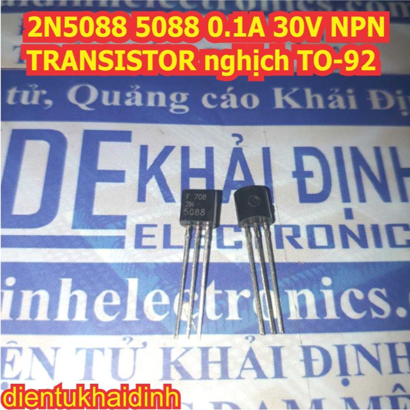 20 con 2N5088 5088 0.1A 30V NPN TRANSISTOR nghịch TO-92 kde4296