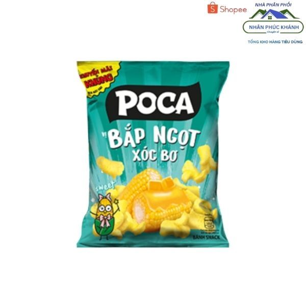 [1 Gói] Snack Poca Bắp Ngọt Xốc Bơ 30Gr (10 gói/lốc)_0382