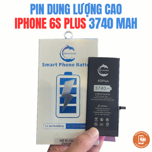 Pin thay thế cho ip 6SPlus (6SP) dung lượng cao 3740mAh - Bảo hành 24 tháng