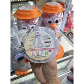 🍼1>>5 Núm ty, núm vú silicon siêu mềm Kichilachi (Size S, M, L, Y) ( Cổ rộng ) 2 MẪU MỚI và MẪU CŨ