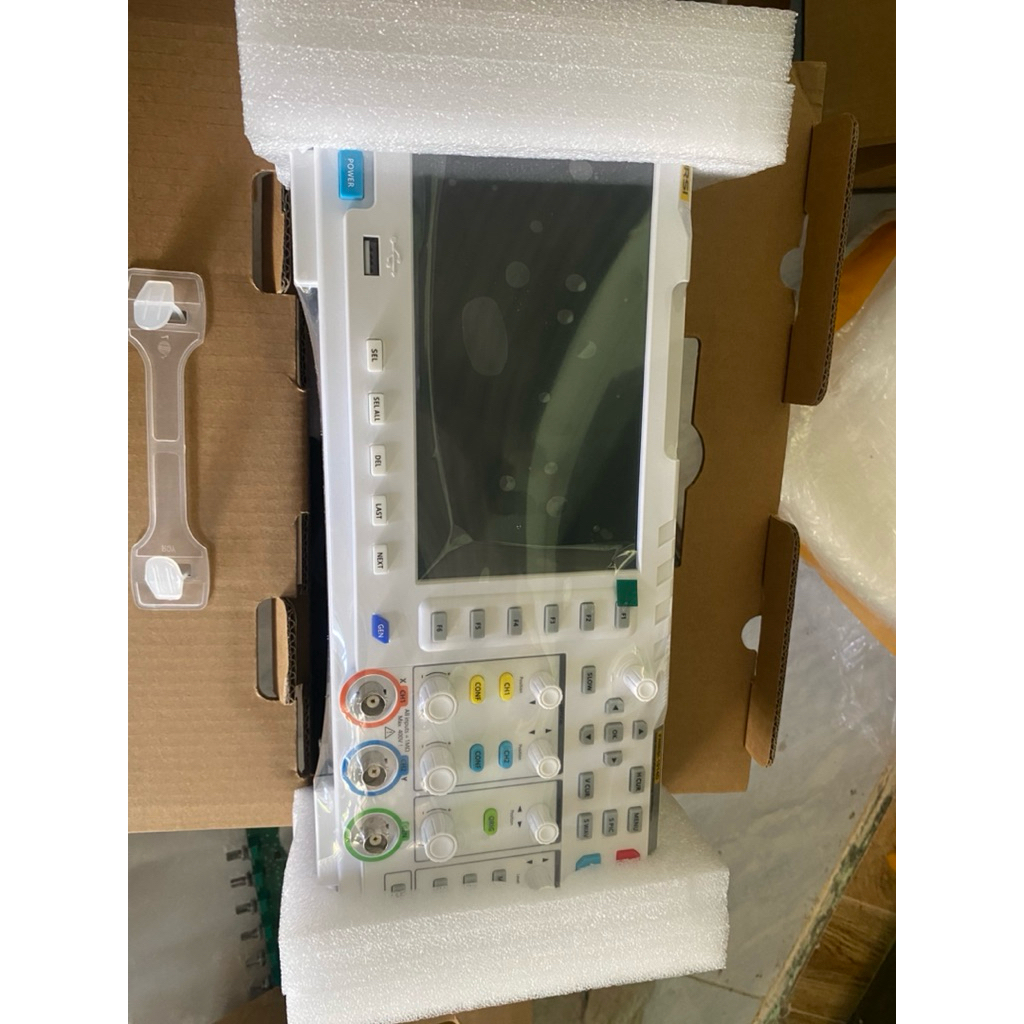 máy hiện sóng 2 kênh 1014D màn hình rộng đẹp chuân 100mhz+ phát sin