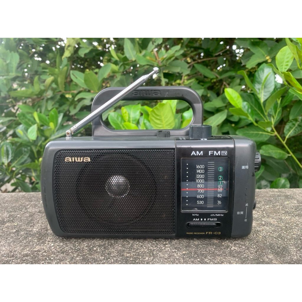 📻 Đài Radio AM/FM Nhật Bãi Aiwa FR-C3 – Anten Dài Thu Sóng Mạnh, Loa Lớn Nghe Rõ