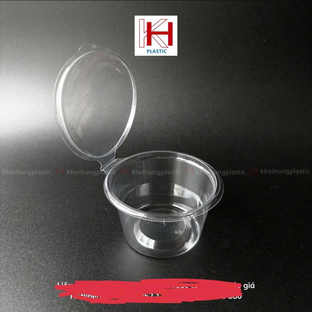 Set 1000c hủ sốt 4oz nắp liền 100ml KHỞI HƯNG- Kho Sỉ Chai Nhựa Huỳnh Hiệp