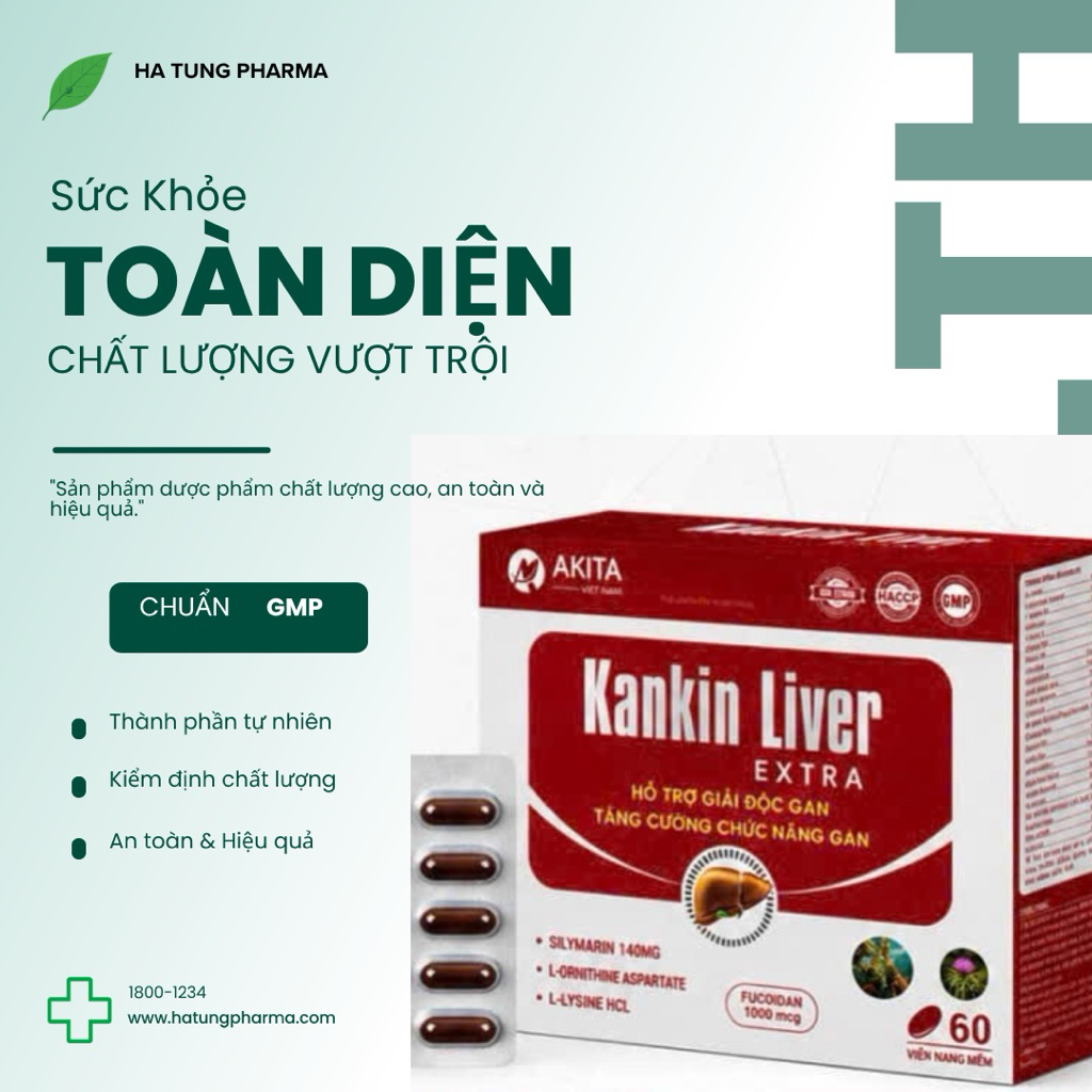 [ CHÍNH HÃNG] Giải độc gan Kankin liver extra