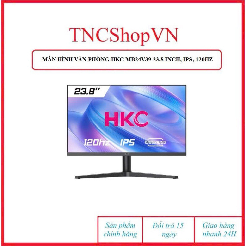 Màn hình HKC MB24V39 (23.8 inch/FHD/IPS/120Hz/4ms)