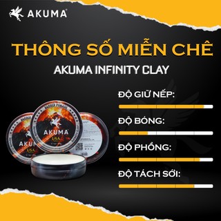 Sáp Vuốt Tóc Nam AKUMA 56gr Chính Hãng