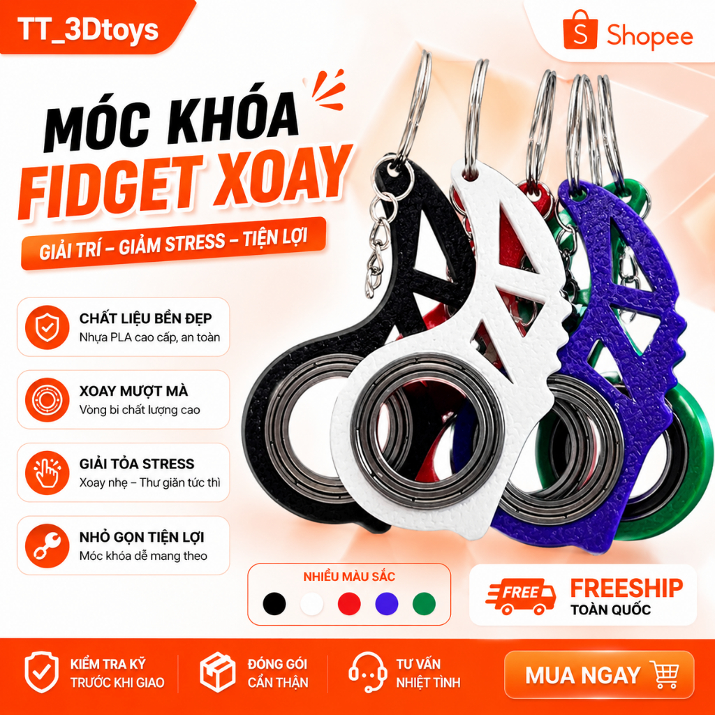 Móc Khóa Keyrambit Xoay In 3D