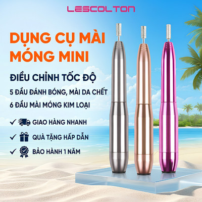 Dụng cụ mài móng tay Lescolton máy mà móng tay mini