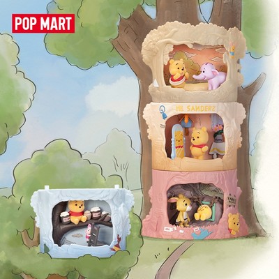 POP MART Winnie-the-Pooh Treehouse Theatre Series Figures - Whole Set