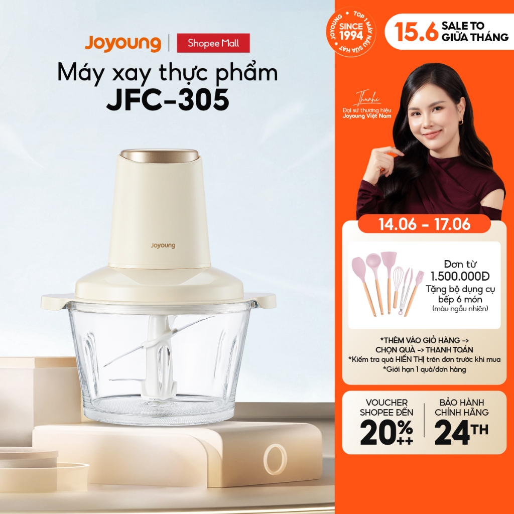 Máy xay thực phẩm đa năng 1.8L 300W Joyoung JFC-305