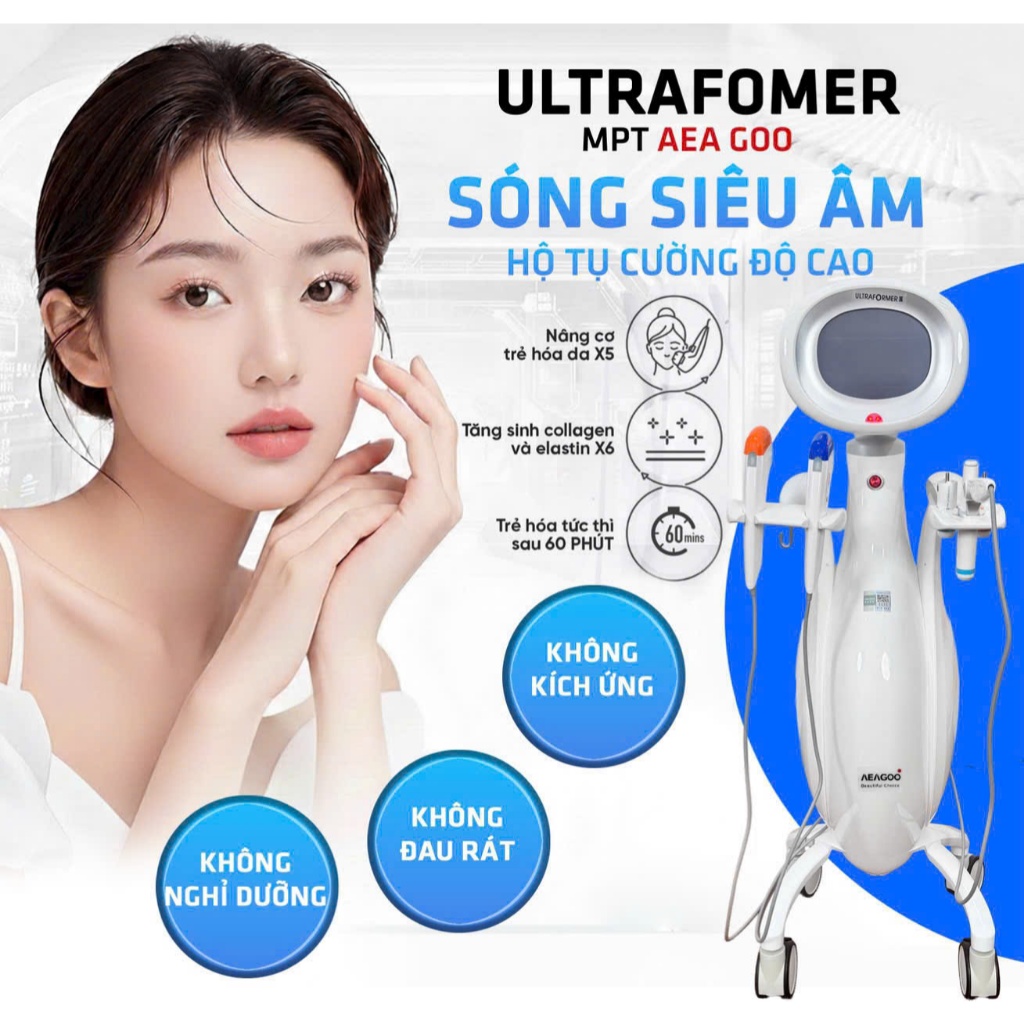 Máy Hifu Nâng Cơ Đa Chiều 360 TATIT, Máy Nâng Cơ Trẻ Hóa Da Hifu Titat 10D Máy hifu 10D AEAGOO