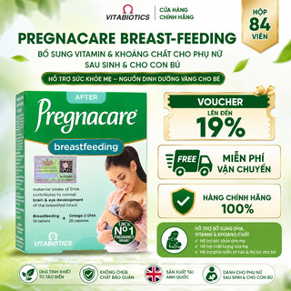 Viên uống Vitabiotics Pregnacare Breast-feeding bổ sung vitamin cho phụ nữ (84 viên) Của Anh