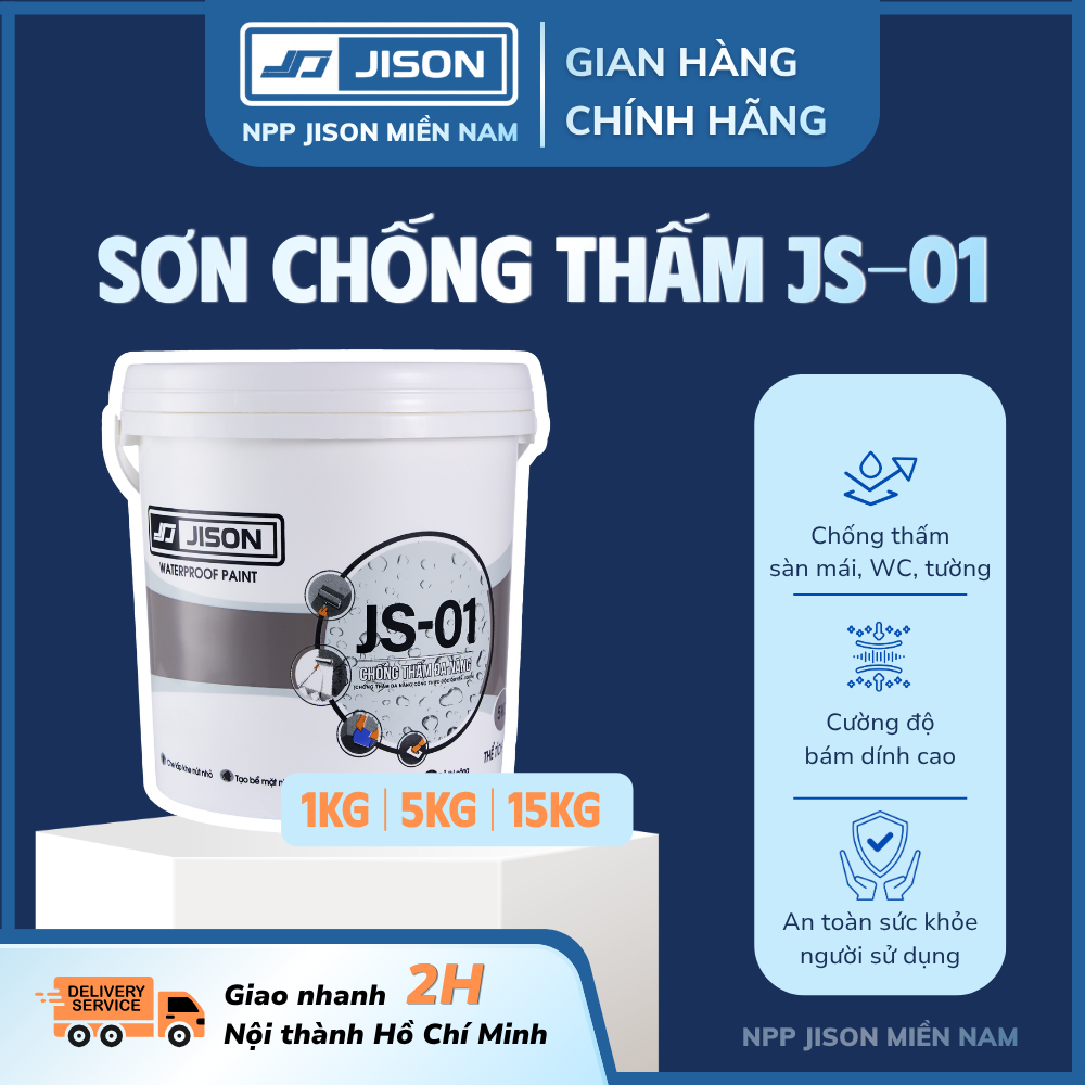 SƠN CHỐNG THẤM JS01 - 15KG