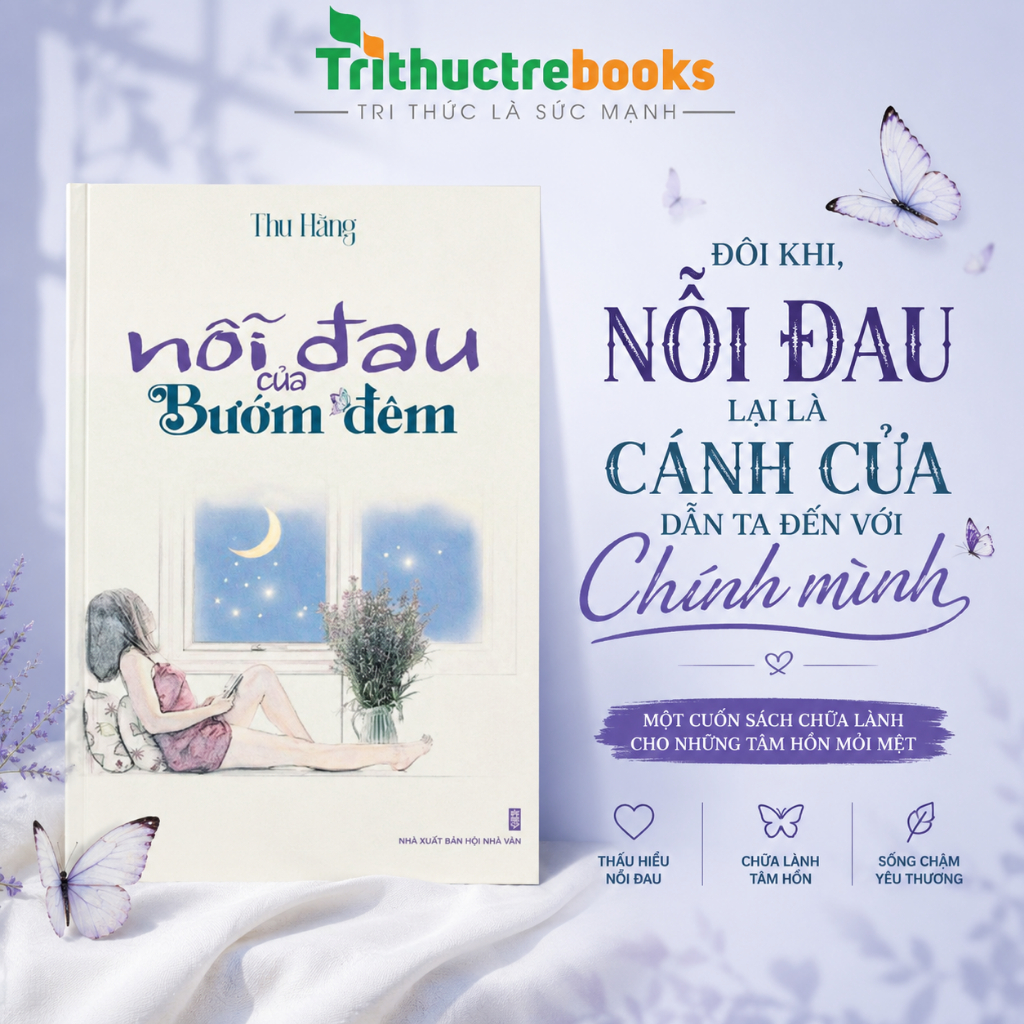 Sách - Nỗi đau của bướm đêm - Câu Chuyện Về Tổn Thương, Cô Đơn Và Khát Vọng Sống