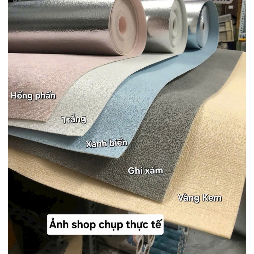 xốp dán tường cuộn 50cm x 10m, dán tường vân vải tại Đà Nẵng, xốp cuộn tráng nhôm