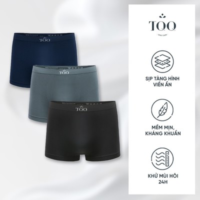 Quần Lót Nam Dáng Đùi Boxer TQQ Kháng Khuẩn Thoáng Khí S02 Co Giãn Thoải Mái