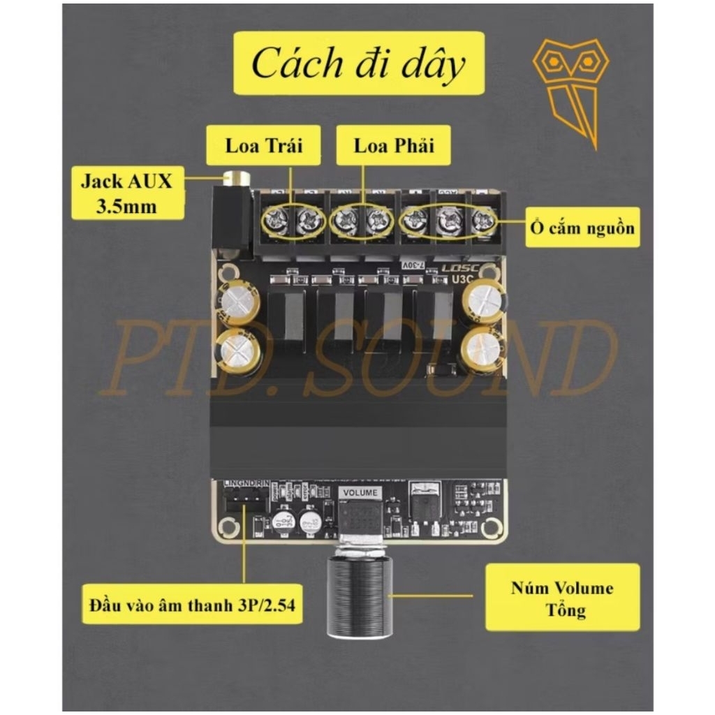 Mạch khuếch đại âm thanh TPA 3221 LQSC và TPA3221 HD 2 *105 W. DIY loa xách tay haowcj để bàn siêu h