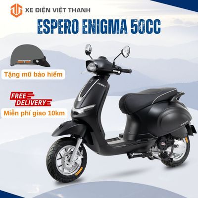 [Nhận tại HCM] Xe máy xăng Espero Enigma 50cc - dáng vespa không cần bằng lái