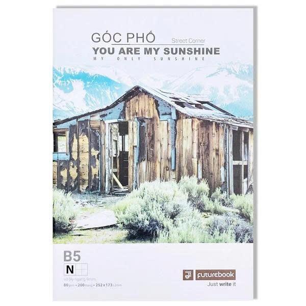 Tập Sinh Viên Góc Phố B5 - 4 Ô Ly 200 Trang 80gsm futurebook