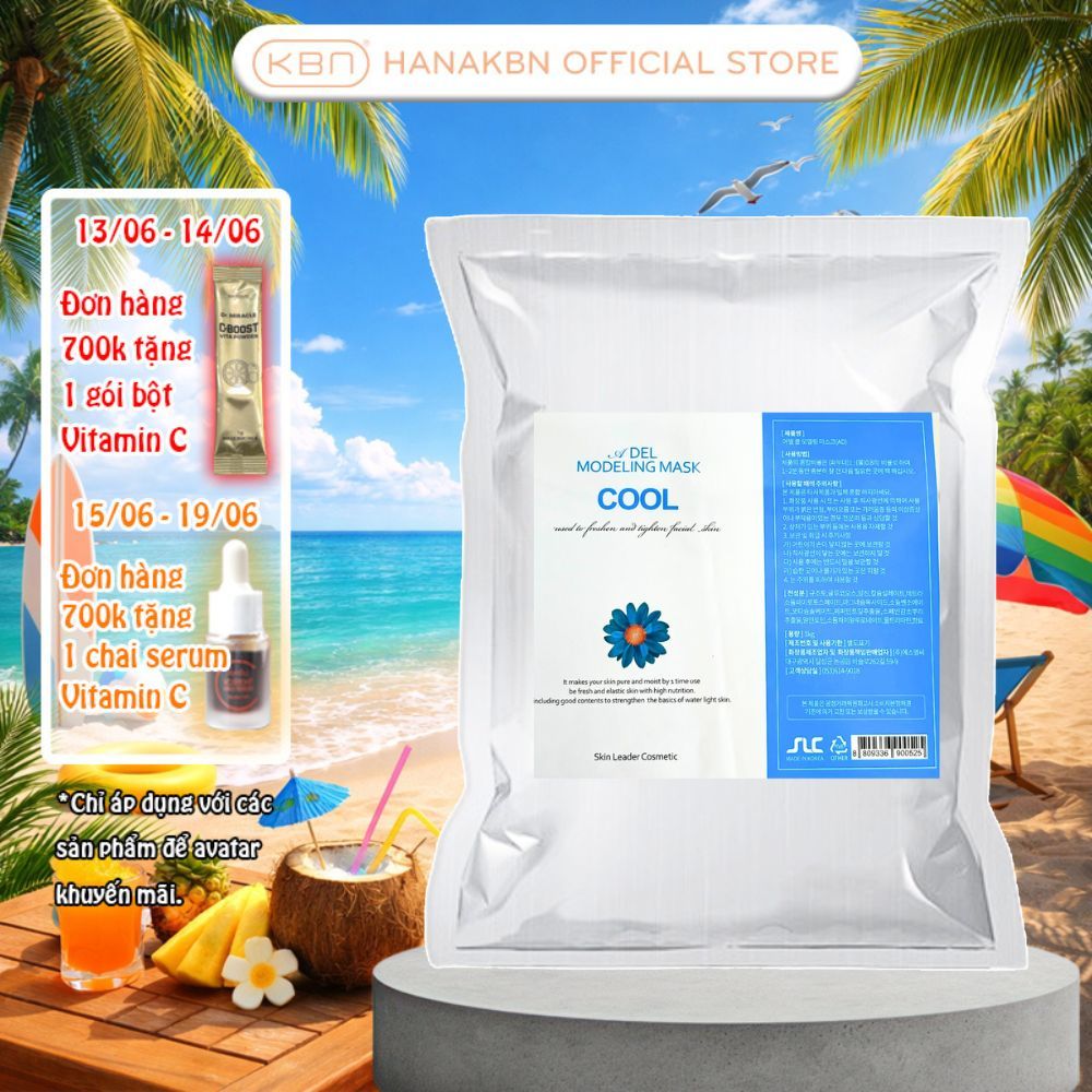 [HÀN QUỐC] ADEL Mask bột dẻo Cool 1kg kiềm dầu giảm sưng làm dịu và tươi mát da với tinh chất bạc hà