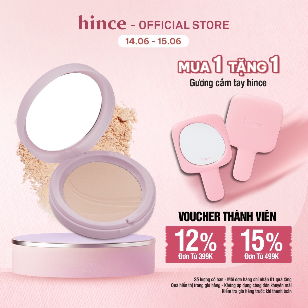 Phấn phủ mỏng nhẹ hince Second Skin Airy Powder 12g