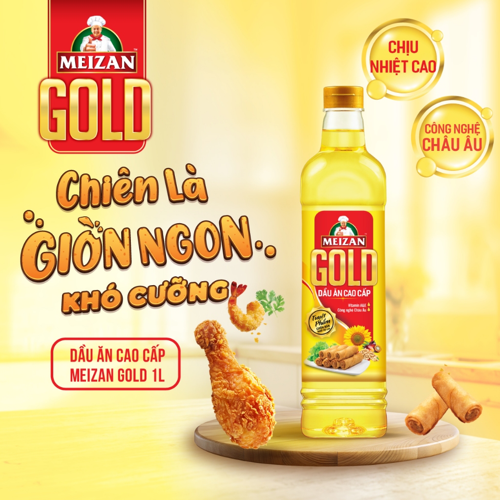 Dầu ăn Meizan Gold 1L
