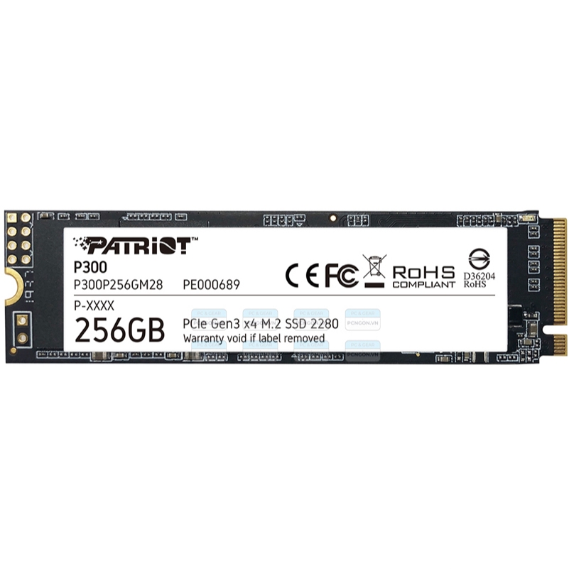 [CITYCOM] Ổ cứng SSD Patriot P300 256GB NVMe PCIe Gen3 x4 - NEW CHÍNH HÃNG BẢO HÀNH 36