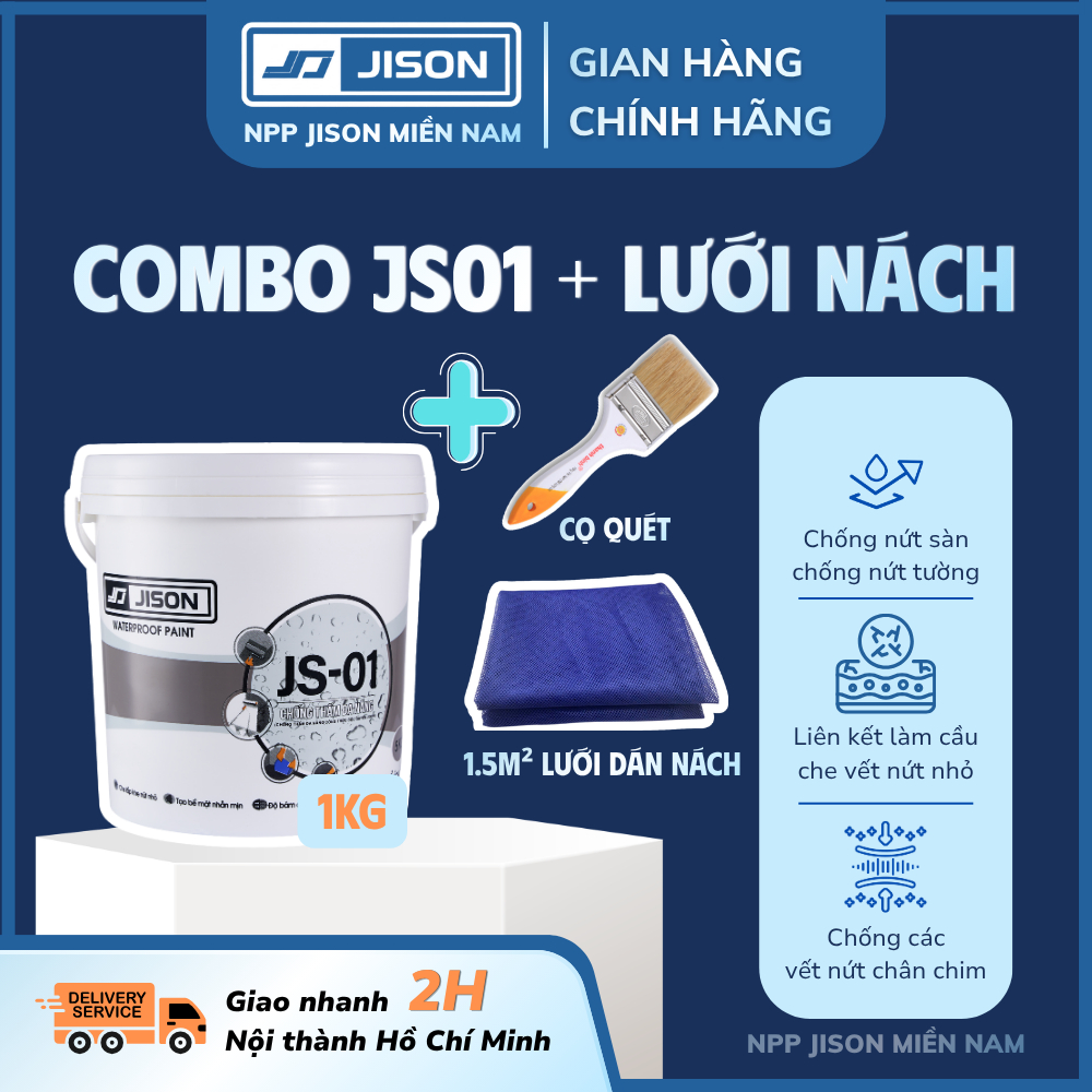 COMBO CHỐNG THẤM JS01 + LƯỚI NÁCH