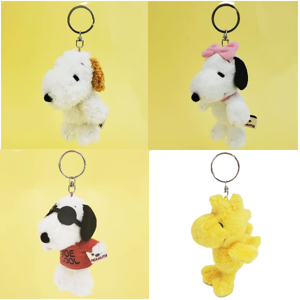 [Direct from Japan] PEANUTS Snoopy PUCHI FUWA Mascot Keychain Japan NEW