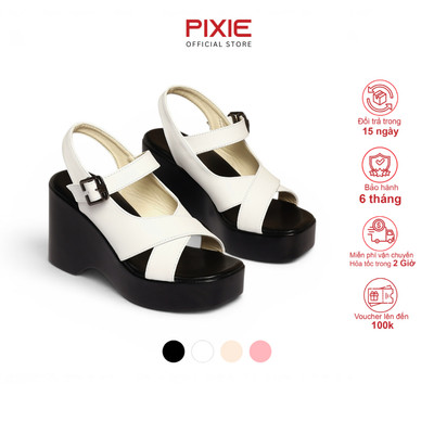 Giày Sandal Nữ Cao Gót 9cm Kiểu Hở Mũi Pixie H356