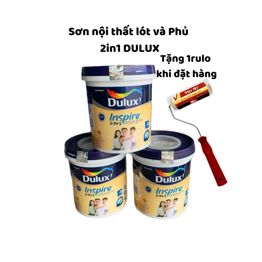Sơn trong nhà DULUX 2in1 Sơn lót và Sơn phủ lon 1kg