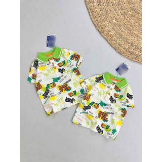 Áo polo Họa tiết chữ sắc màu cho bé