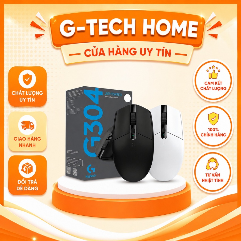 Chuột Gaming Không Dây Logitech G304 Wireless OEM - Chuột Máy Tính Tối Ưu Tầm Giá