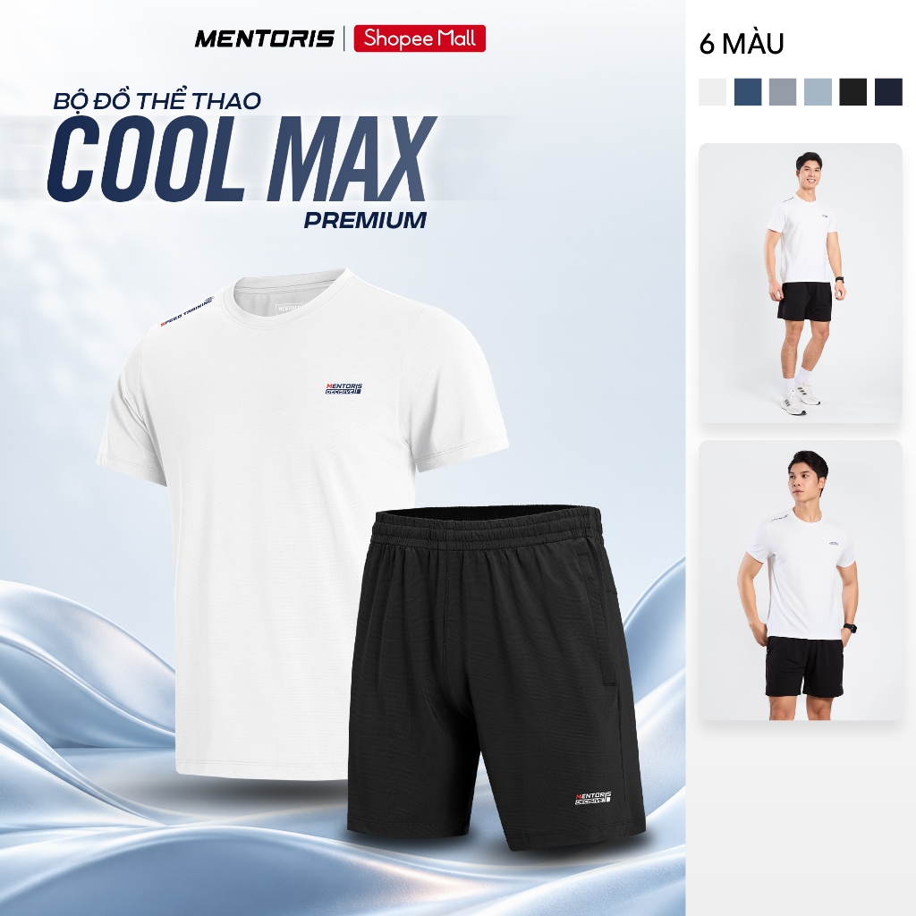 Bộ Thể Thao Nam MENTORIS Premium Dailywear, Vải Thun Lạnh Thoáng Khí, Form Regular Fit MBT01