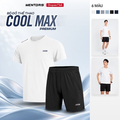 Bộ Thể Thao Nam MENTORIS Premium Dailywear, Vải Thun Lạnh Thoáng Khí, Form Regular Fit MABT25S001