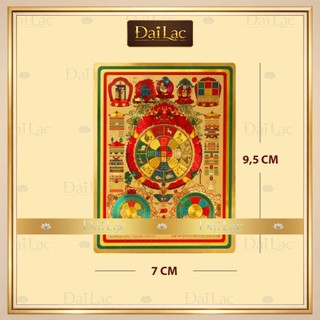 Decal Dán Văn Thù Cửu Cung Mật Tông [Mật Tông Việt Nam] 12 Cm