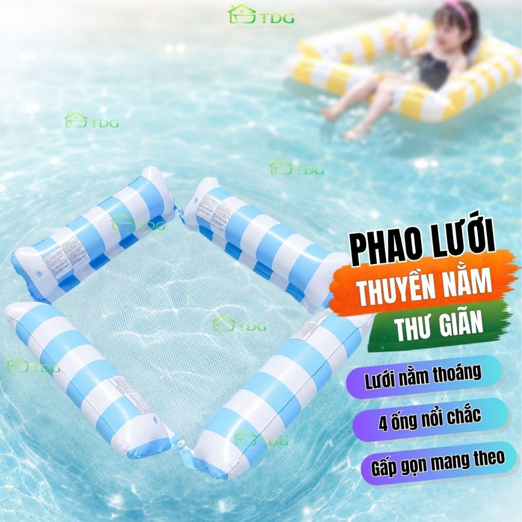Ghế phao bơi trẻ em người lớn AnHome phao nổi chống lật thư giãn trên nước, áo phao đa năng gấp gọn 