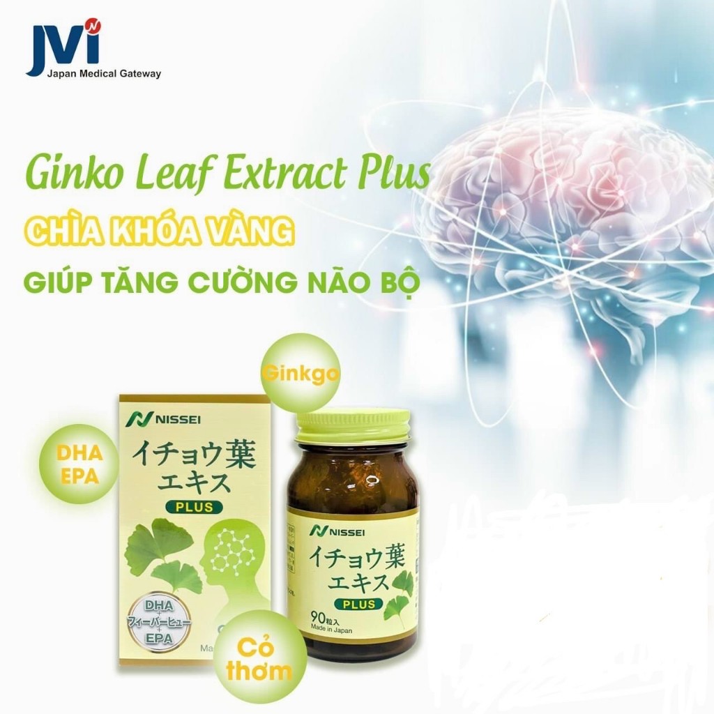 Viên uống hỗ trợ tuần hoàn não GINKGO LEAF EXTRACT PLUS