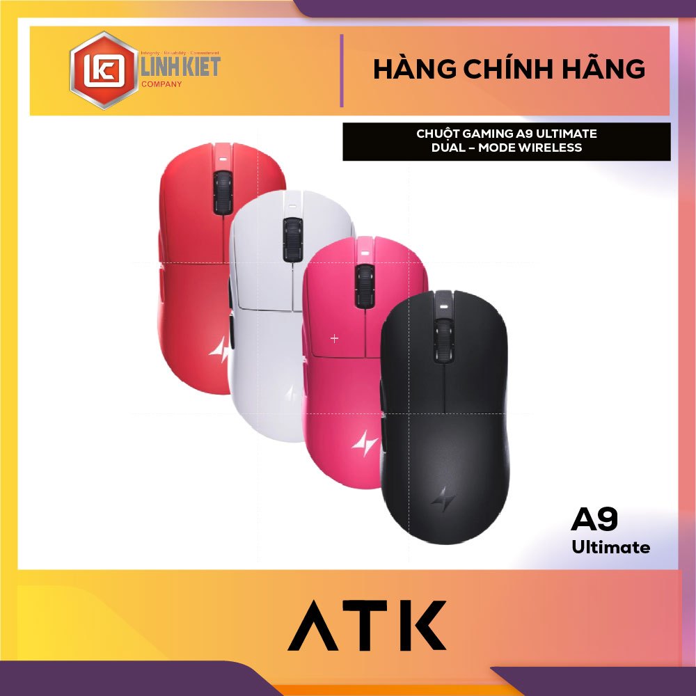 CHUỘT GAMING A9 ULTIMATE DUAL – MODE WIRELESS
