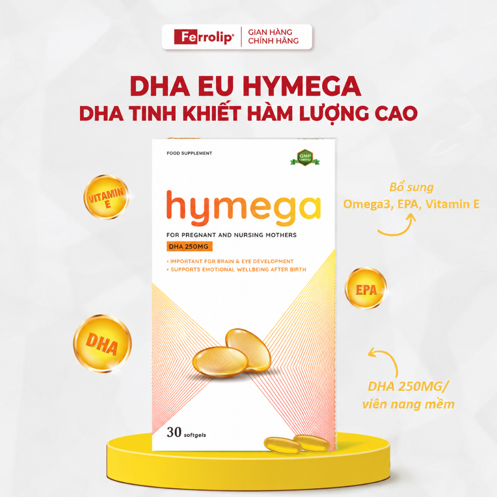 Viên Uống DHA Hymega Aplicaps Hộp 30 Viên - Bổ Sung DHA EPA Cho Mẹ Bầu, Mẹ Sau Sinh