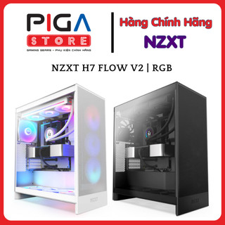 Vỏ Case Máy Tính NZXT H7 Flow V2 | RGB - Black / White Cao Cấp Chính Hãng