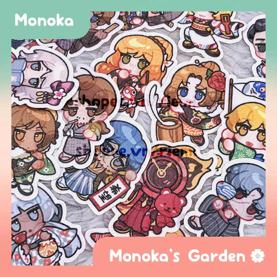 (Chọn lẻ/set) Sticker die-cut Limbus Company artist Monoka