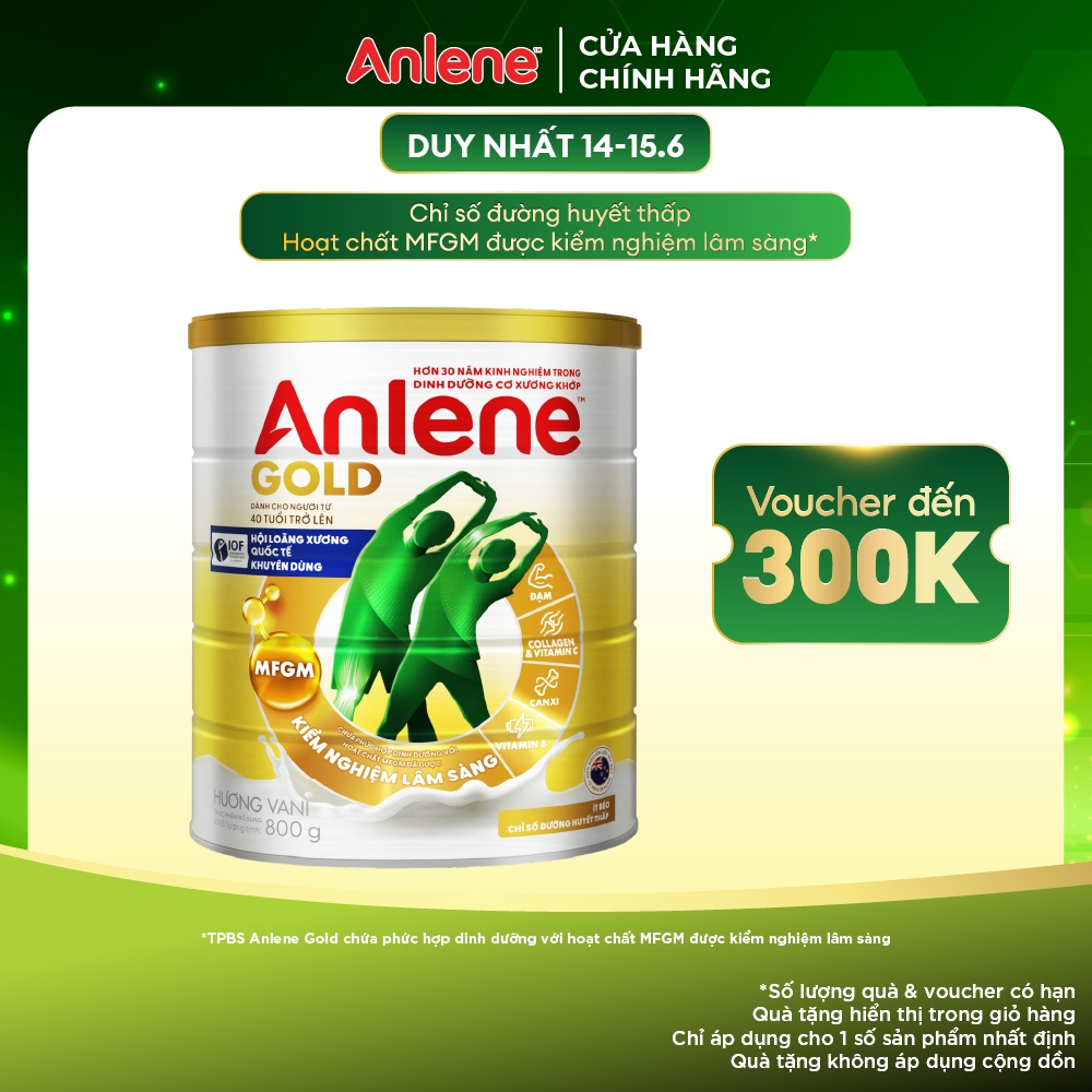 Sữa Bột Anlene Gold Hương Vani 800g | BigBuy360 - bigbuy360.vn