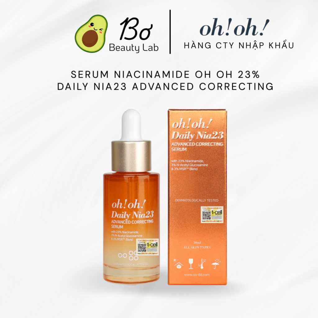 [Hàng Công Ty] Serum Niacinamide Oh Oh 23% Daily Nia23 Advanced Correcting | Tinh chất Oh Oh Mờ Thâm