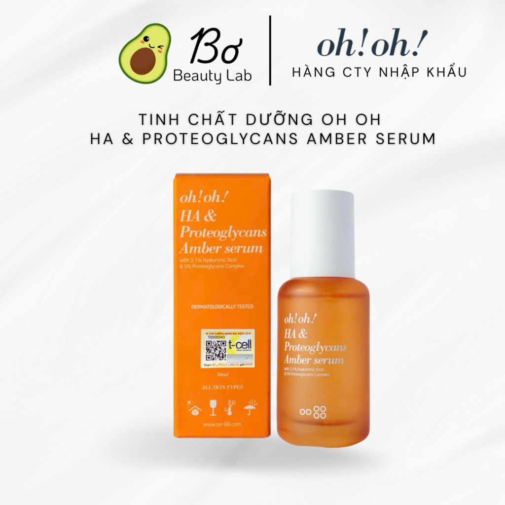 [HÀNG CÔNG TY] Tinh chất dưỡng Oh Oh HA & Proteoglycans Amber Serum