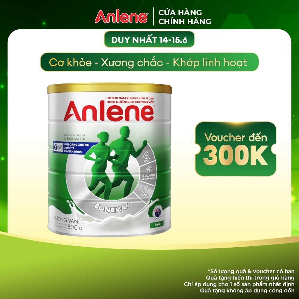 Sữa Bột Anlene Hương Vani 800g